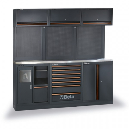 Echipamente service auto - Banc de lucru modular pentru atelier, model C45PRO AX