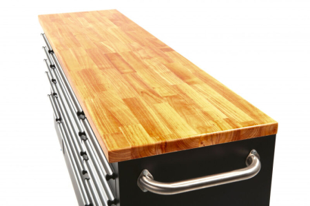 Banc mobil de scule cu blat din lemn masiv 182 cm - HBM [4]