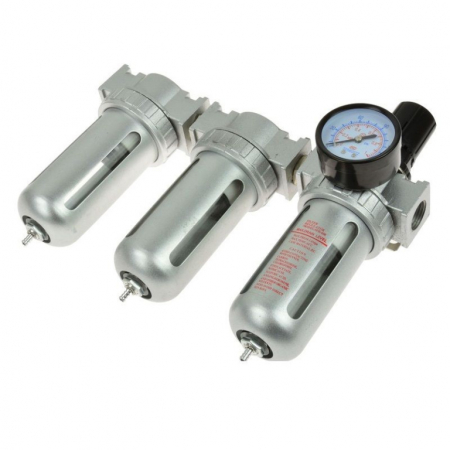 Scule Pneumatice - Baterie cu 3 filtre de aer si regulator 1/2"