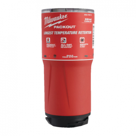 Cana / Sticla termica rosie PACKOUT™ cu capac, 591 ml [1]