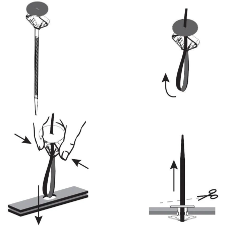 Cleme din plastic, universale, pentru caroserii auto [7]