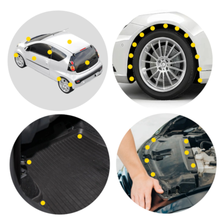 Cleme din plastic, universale, pentru caroserii auto [2]