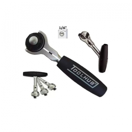 Produse - Clichet cu cap rotativ si maner in T, 1/4"