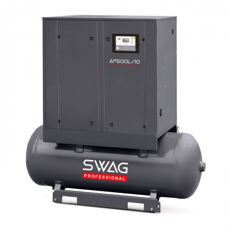 Compresoare - Compresor de aer cu surub 500 litri SWAG AF500L/10, 380V