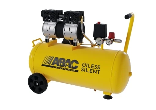 Compresor de aer cu piston fara ulei, silentios - 0.75 kW, 130 L/min, 8 bari - 50 Litri [2]