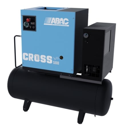 Produse - Compresor de aer profesional cu surub, cu uscator de aer - 4 kW, 500 L/min, 10 bari - 200 Litri