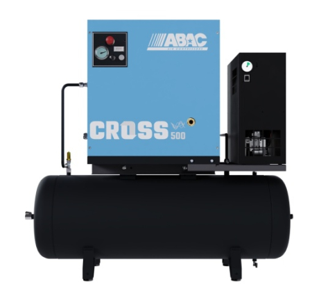 Compresor de aer profesional cu surub, cu uscator de aer - 4 kW, 500 L/min, 10 bari - 200 Litri [2]