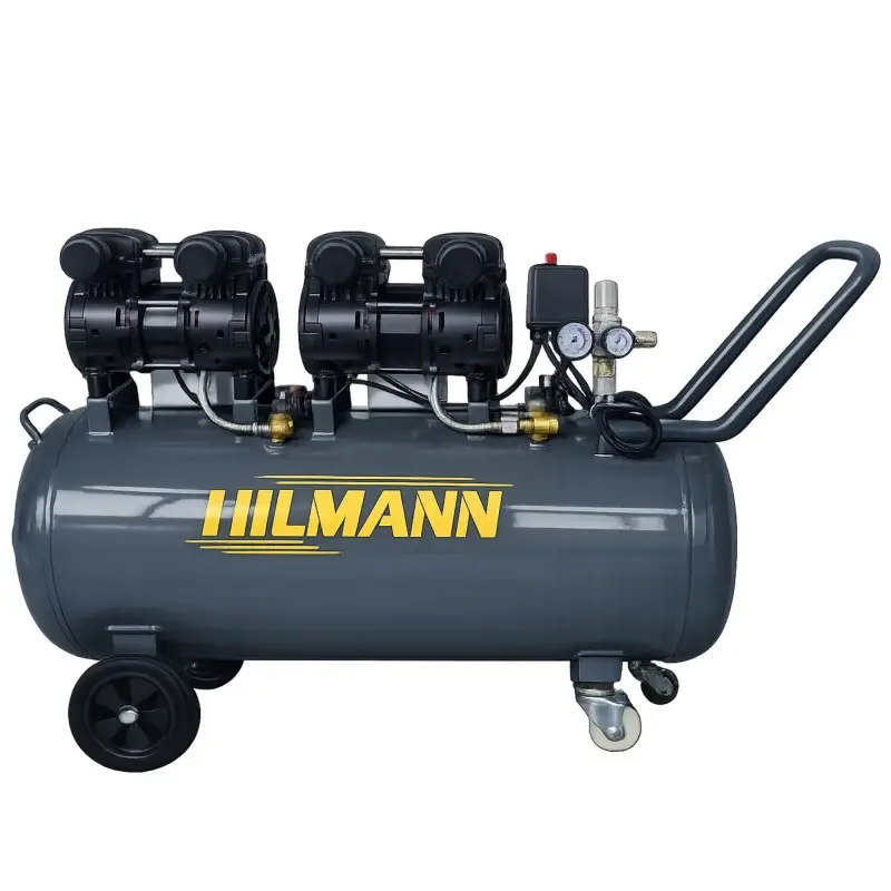 Compresoare - Compresor de aer silentios fără ulei 100 litri, 2.2kw