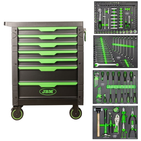 Noutati (new) - Dulap 7 sertare cu echipare profesionala, 172 piese