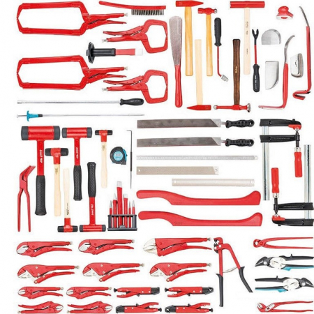 Dulap cu scule echipat 7 sertare, 65 piese pentru caroserii din ALUMINIU [2]