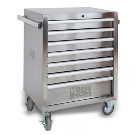 Dulap de scule - Dulap mobil cu 7 sertare din INOX