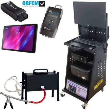 Echipamente ITP - Echipament complet pentru gaze/noxe pentru statii ITP, oferă o soluție completă pentru măsurarea și evaluarea emisiilor  de benzina si GPL, afisarea se face in timp real pe un P.C. sau laptop