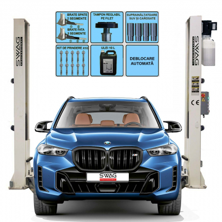 Elevator 2 coloane 4T blocaj electric, la 220V sau 380V