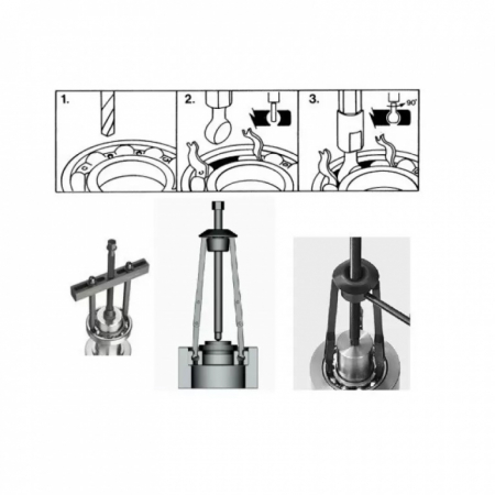 Extractor pentru rulment 10 piese [1]