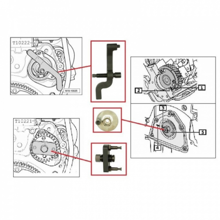 Extractor pompa de apa motoare 2.5 TDI PD [5]