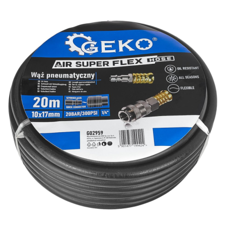 Furtun din cauciuc pentru aer comprimat Geko G-G02959, 10x17 mm, 20 m [2]