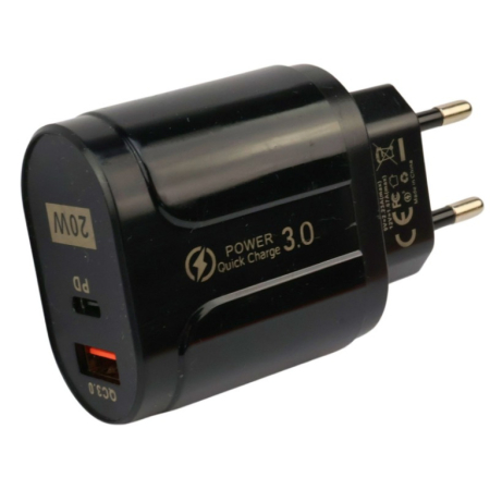 Incarcator rapid USB-A si USB-C, 20W [2]