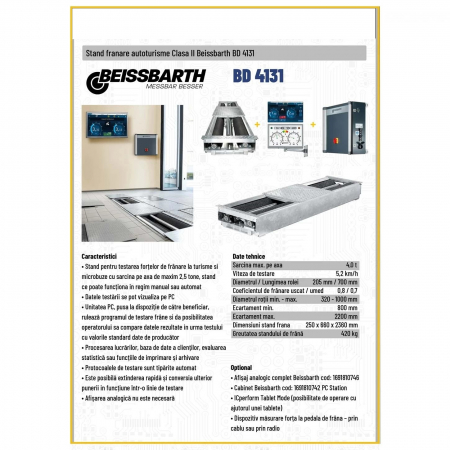 Pachet ITP - Statie de inspectie clasa II de canal, pentru autoturisme si microbuze
