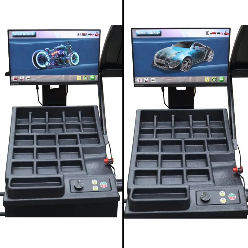 Masina echilibrat roti 3D SELTECH ST8155 automata, 220V [3]