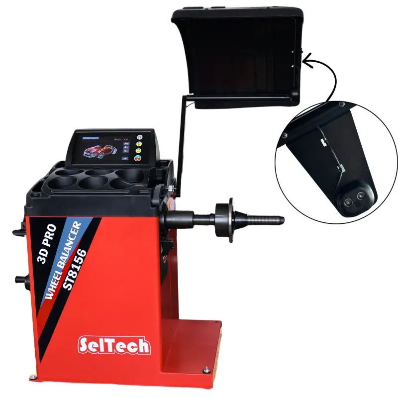 Masina de echilibrat roti 3D Seltech ST8156 automata, 220V [2]