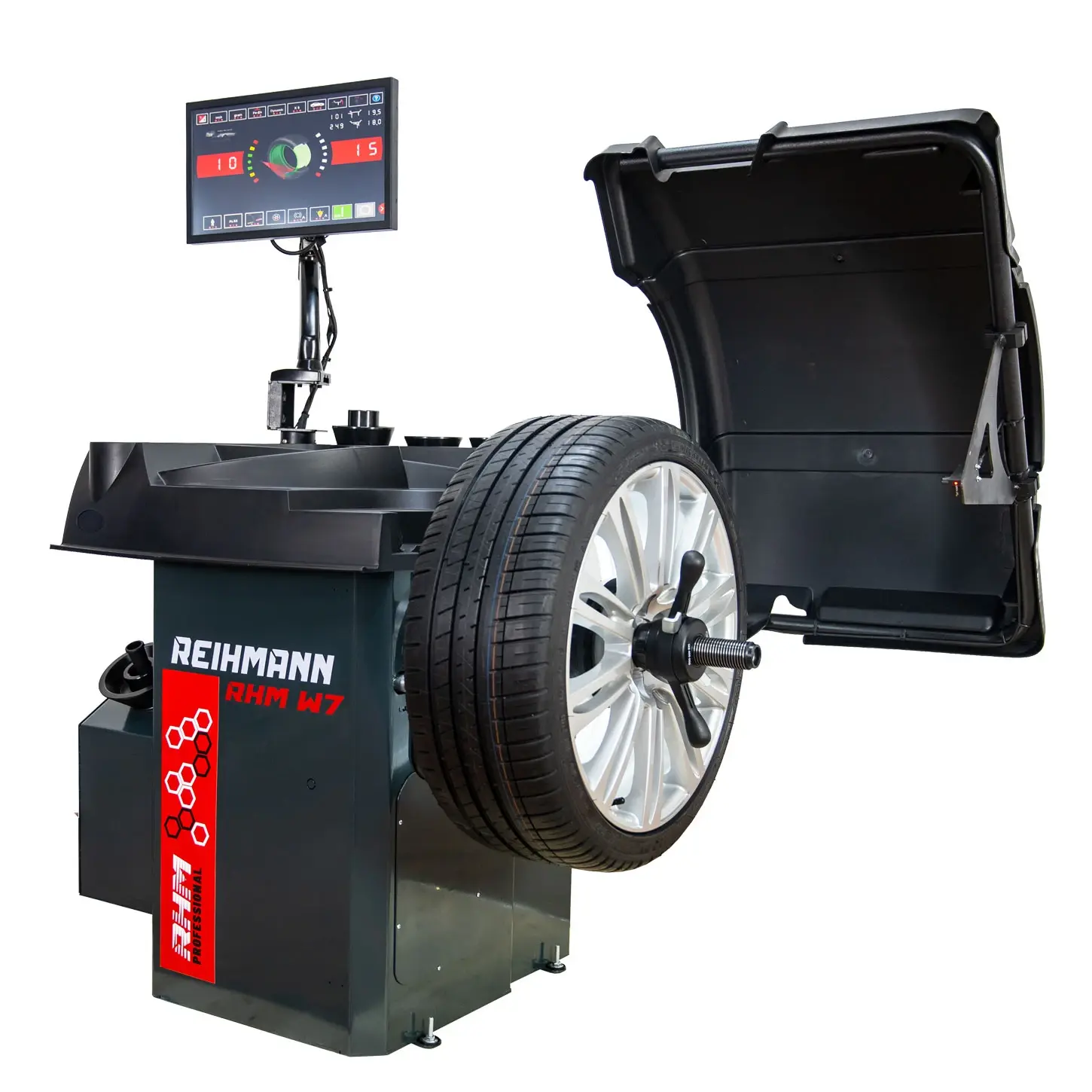 Produse - Masina echilibrat roti REIHMANN-RHM W7 cu touch screen si laser
