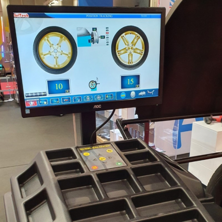 Masina echilibrat roti 3D profesionala, 220V [2]