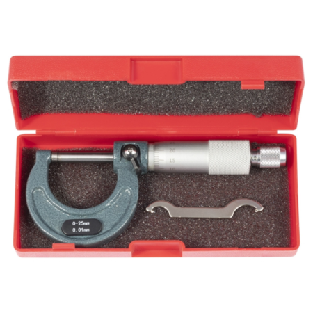 Produse - Micrometru exterior 0–25 mm cu precizie 0,01 mm