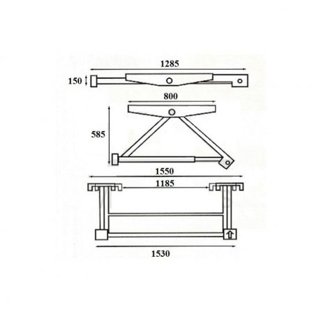 Mini elevator tip foarfeca 1500 kg [4]