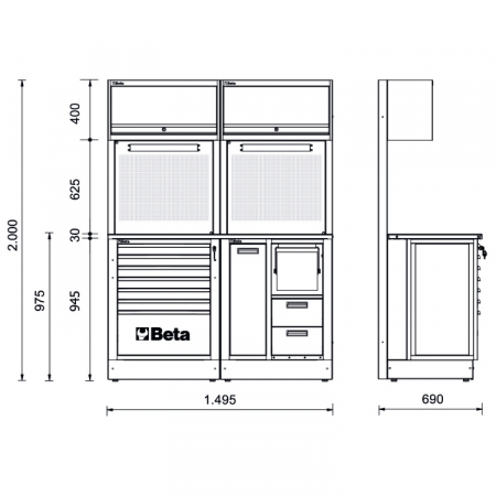 Mobilier atelier, model RSC50 2.0 A [1]