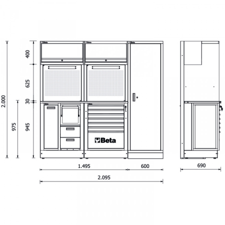 Mobilier atelier, model RSC50 2.0 C [1]