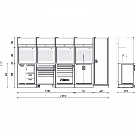 Mobilier atelier, model RSC50 2.0 H [2]