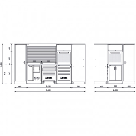 Mobilier atelier, model RSC50 2.0 L [2]
