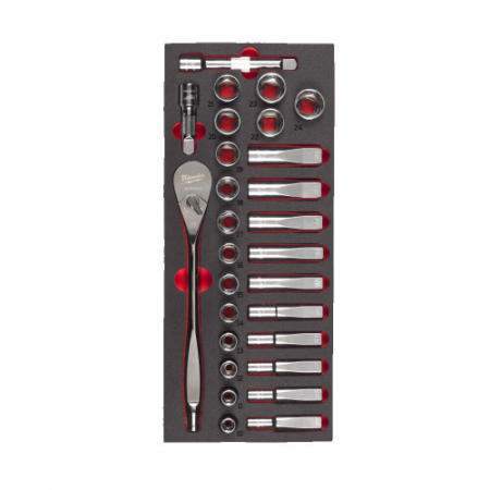 Produse - Modul in insertie de spuma cu chei tubulare 1/2", 28buc