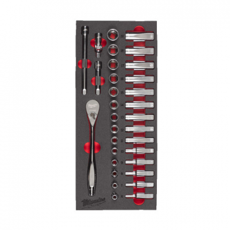 Produse - Modul in insertie de spuma cu chei tubulare 3/8", 32buc