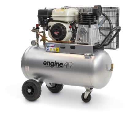 Produse - Motocompresor de aer cu piston, motor Honda - 3.5 kW, 320 L/min, 10 bari - 100 Litri