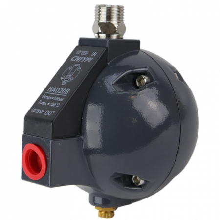Pachet compresor de aer cu surub 7.5kw - 10 bar, butelie de aer 270 L si valva automata eliminare condens [3]