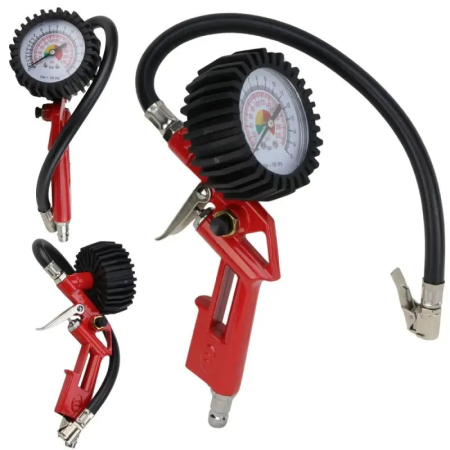 Pachet compresor de aer 50l 1.8kW 220V + 5 scule pneumatice [6]