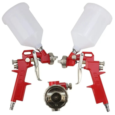 Pachet compresor de aer 50l 1.8kW 220V + 5 scule pneumatice [4]