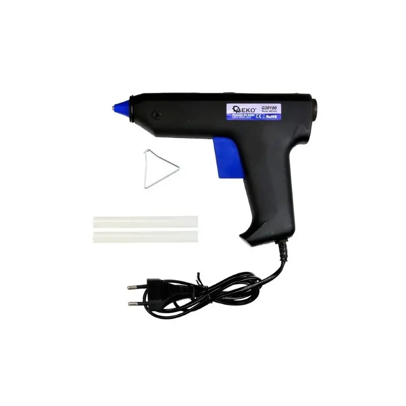 Scule tinichigerie - Pistol de lipit cu bare din silicon Geko G-G20100, 80W