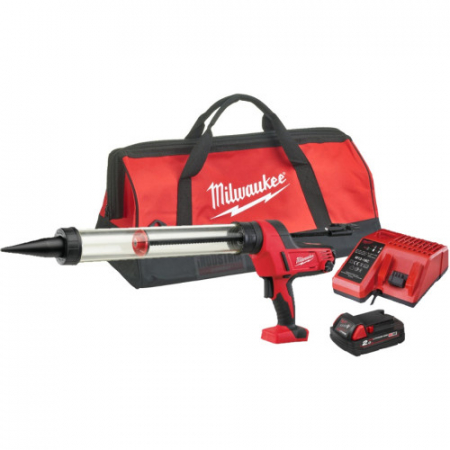 Pistol de batut cuie si capsator - Pistol pentru aplicat silicon 600 ml, M18™