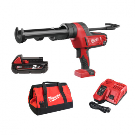 Pistol de batut cuie si capsator - Pistol pentru etansare M18 / 2.0 Ah, 4500 N, 310 ml