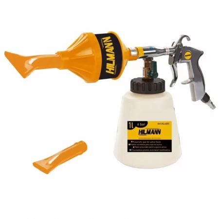 Pistol pneumatic pentru curatat cu spuma activa