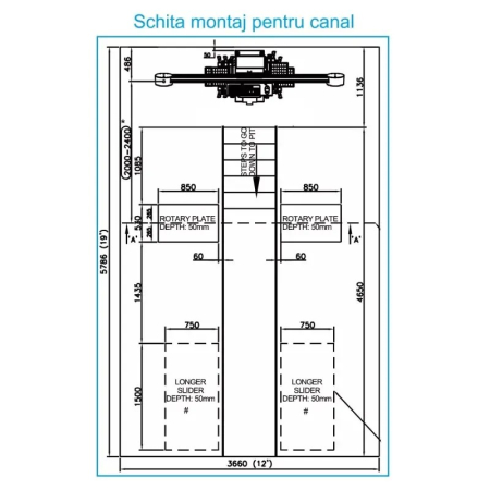Platou reglaj directie roata spate 1.5m [2]