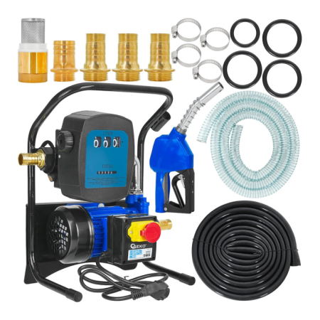 Scule pentru pompe combustibil - Pompă electrică pentru transfer motorină 230V debit 40 l/min. cu contor mecanic, pistol automat