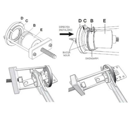 Presă bucșe punte spate Ford/Volvo pentru demontare și montare direct pe vehicul [3]