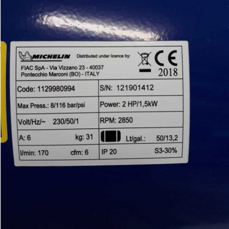 Compresor de aer 50 litri MB 50 220V [2]