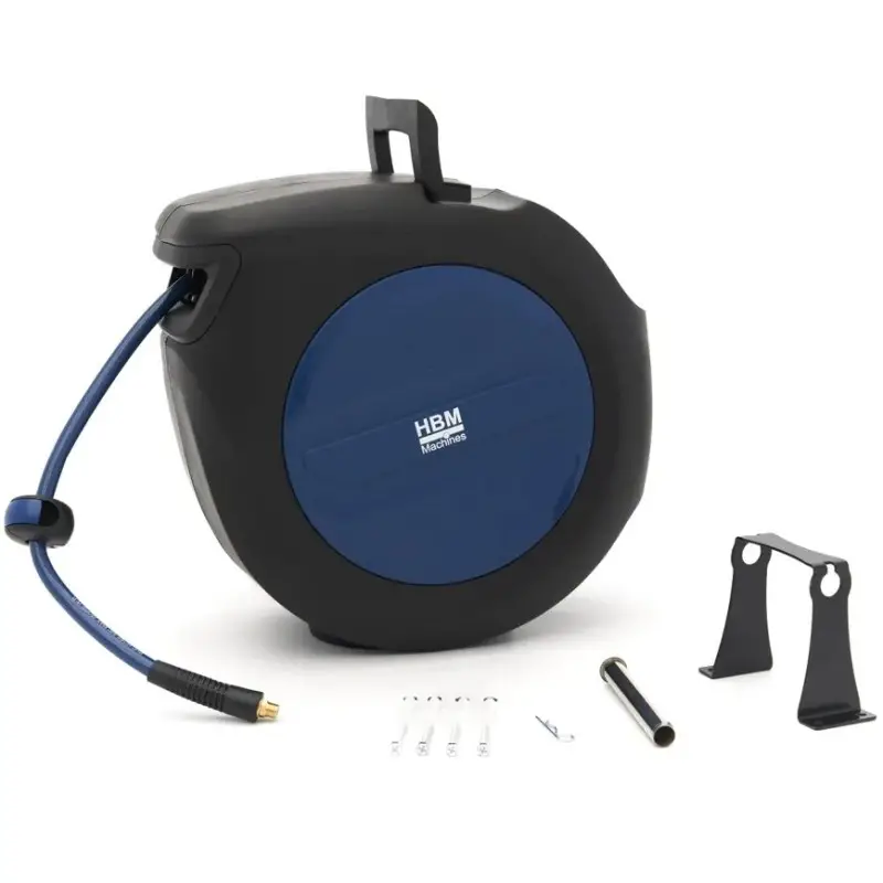 Rola automata HBM cu furtun aer 20m x 9,5mm pentru ateliere [3]