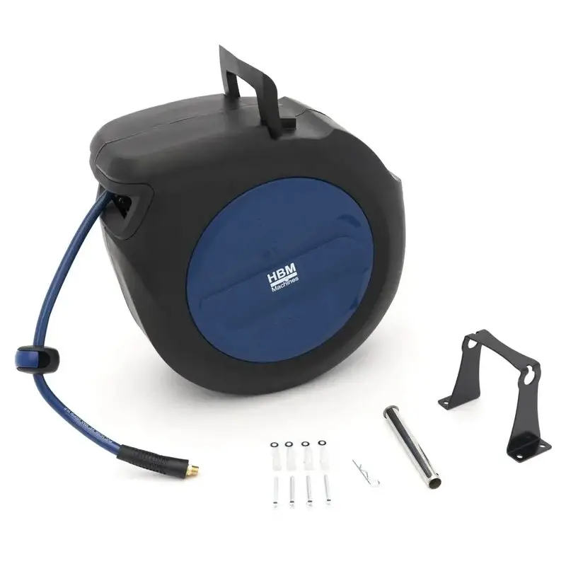Rola automata HBM cu furtun aer 20m x 9,5mm pentru ateliere [2]