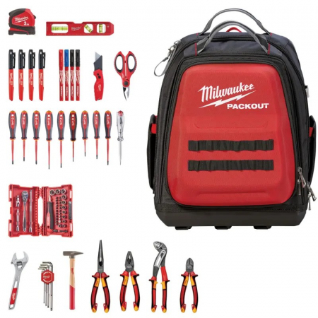 Produse - Rucsac pentru electricieni echipat, 76 scule