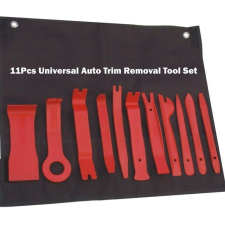 Scule din plastic pentru demontare cleme tapiterii, ornamente, 11 buc.